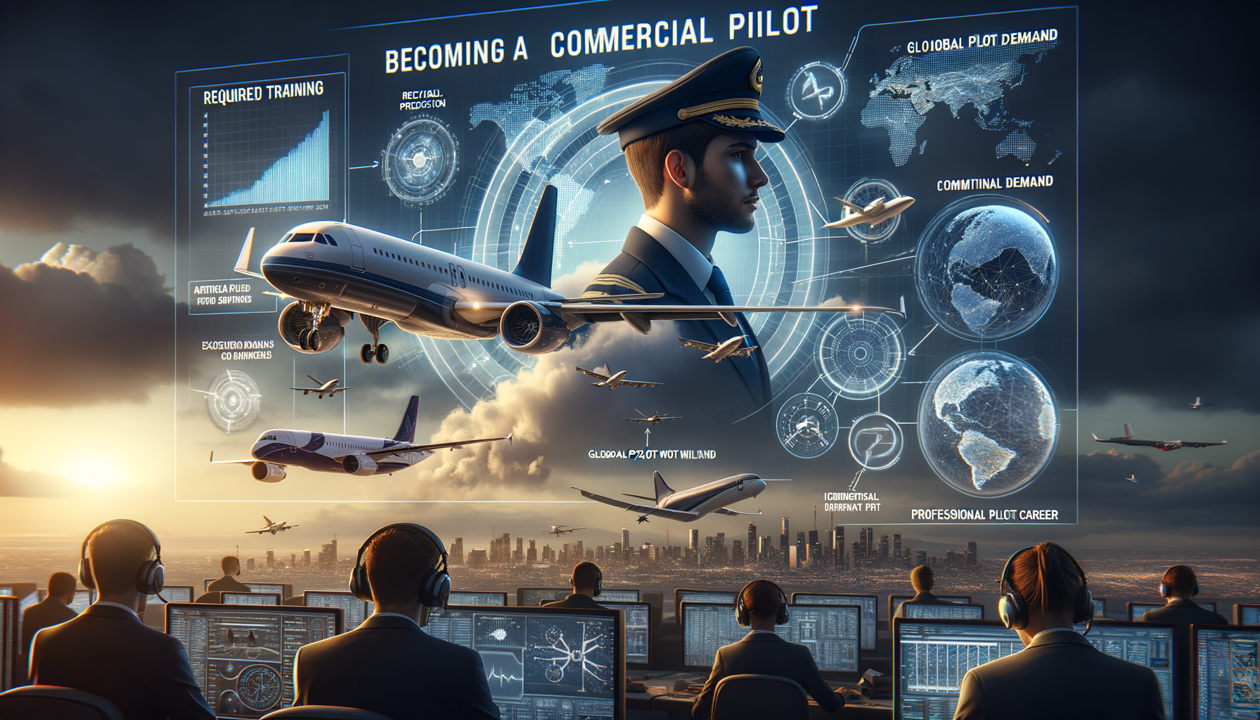 Carreras de Piloto: Entre el Sueño de Volar y los Retos del Sector Aéreo