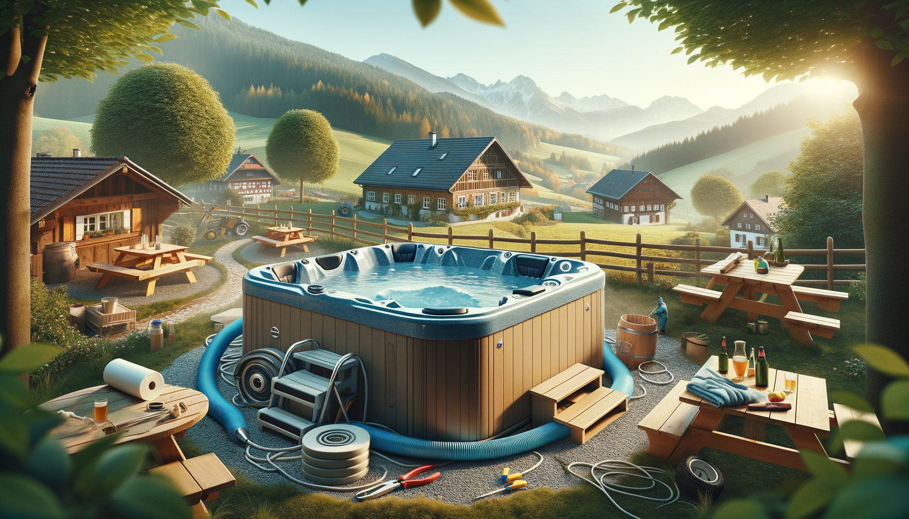 Planen Sie einen Whirlpool in Deutschland? Alles über Installation, Wartung und Reparatur
