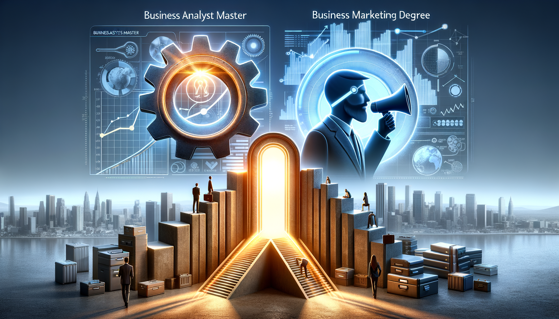 Business Analyst Master Combined with a Business Marketing Degree opens great career prospects
